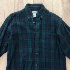 Men’s L.L. Bean Flannel Shirt, Size SM